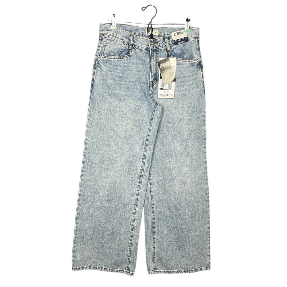Rewash Wide Leg Autentic Light Blue Wide Leg Jeans‎ mid rise size 7